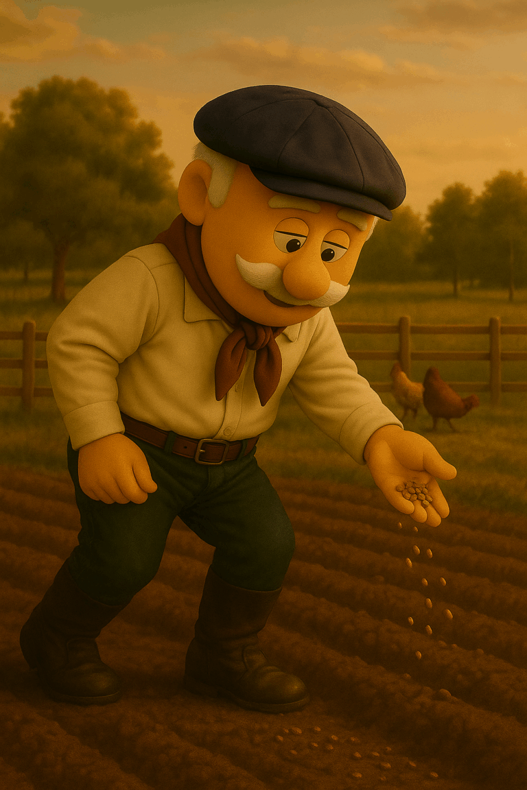 20250901_1738_Puppet in Tilled Field_remix_01k43fxa2pekjrq2gyf28z6wsa