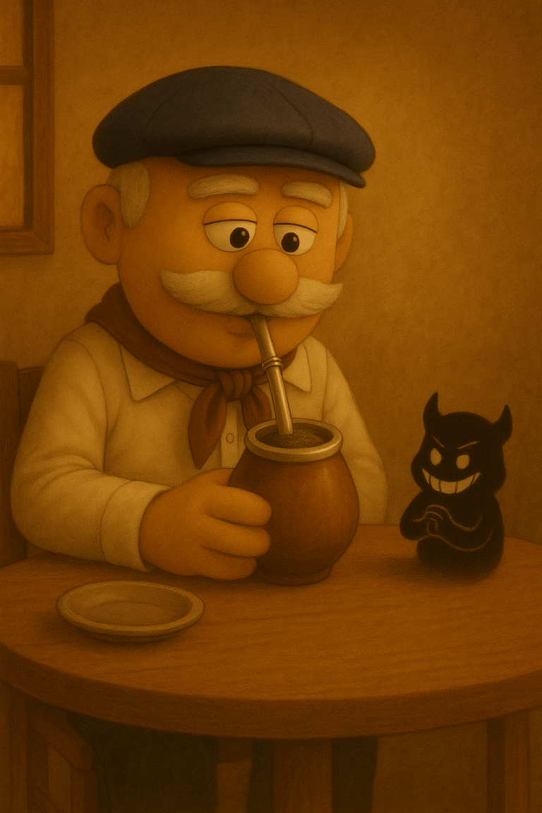 20250902_1330_Títere y Sombra tomando Mate_remix_01k45m4fyge11s3kky4dbptd4a